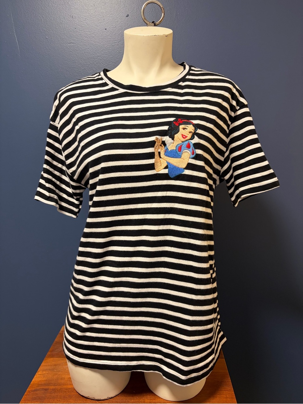 Women’s Zara Disney Princess Snow White Striped T-Shirt